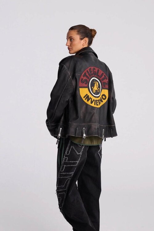 Stieglitz Zwart Nicolas Leather Jacket