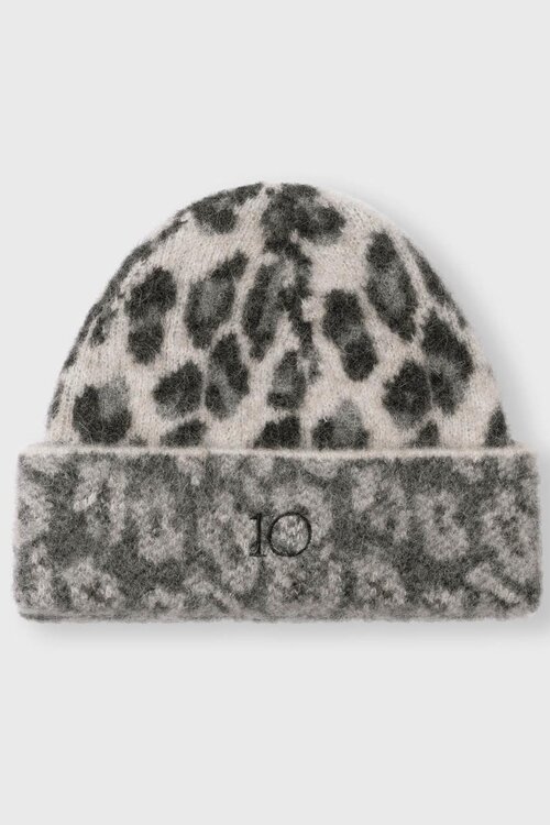 10Days Leopard knit beanie leopard