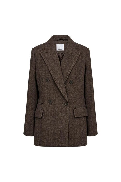 Co'couture Candice blazer in bruin