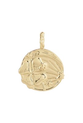 Anna & Nina Goud Memorable Luck Charm