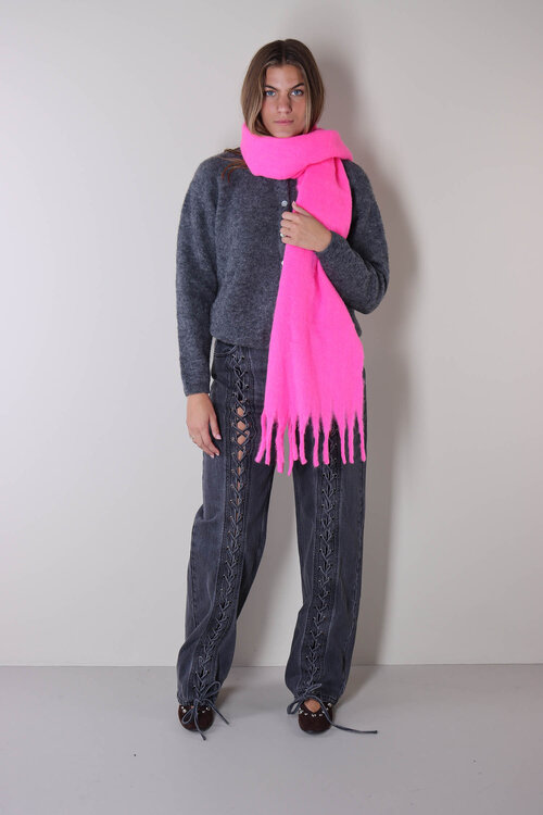 American Vintage Fluorescerende Roze Sjaal