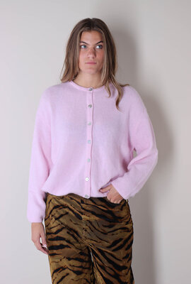 American Vintage Roze Gebreid Vest
