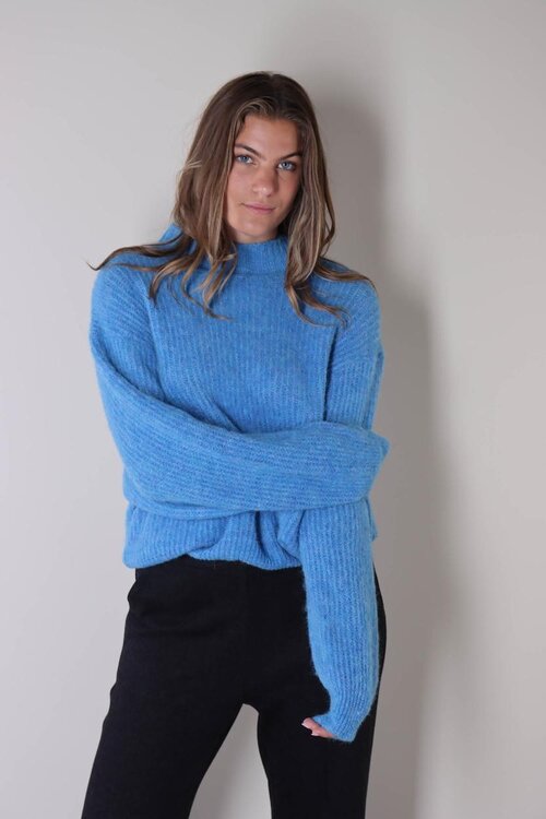 American Vintage Gebreide trui in blauw