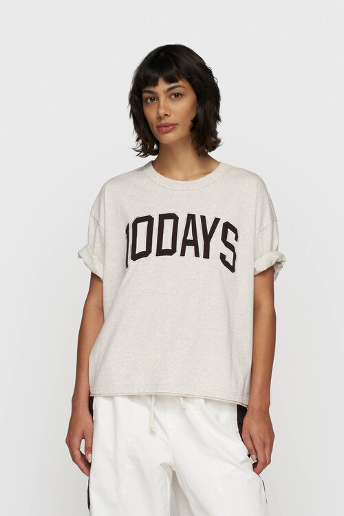 10Days 10DAYS Soft White Melee honkbalshirt