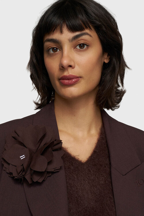 10Days Diep wijnrode bloemcorsage