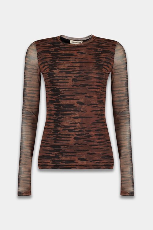 Harper & Yve Tijger June Lange Mouwen Shirt