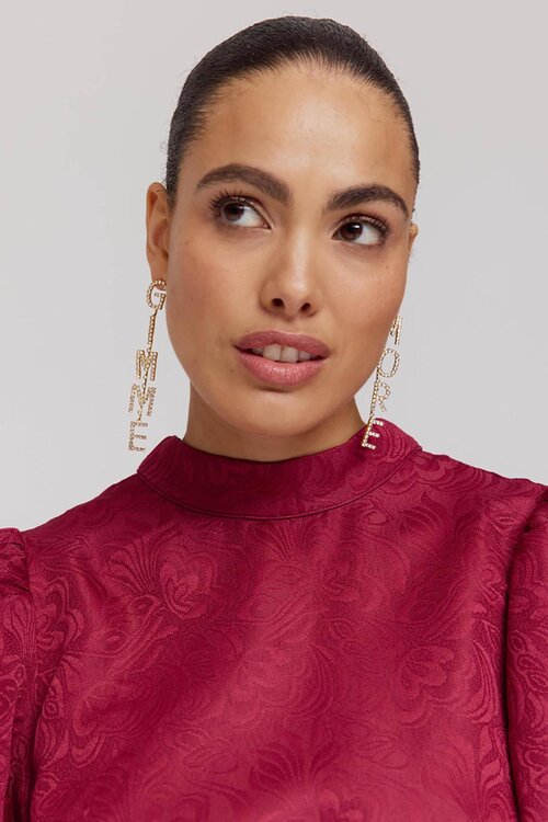 Harper & Yve Gouden Gimmemore-E oorbel