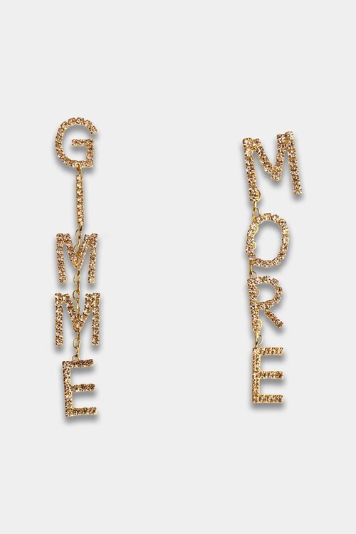 Harper & Yve Gouden Gimmemore-E oorbel