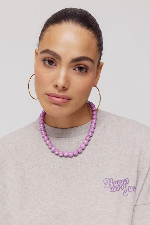 Harper & Yve Luna-N ketting in paars