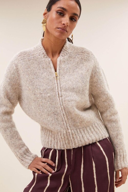 By Bar Off White Gilet