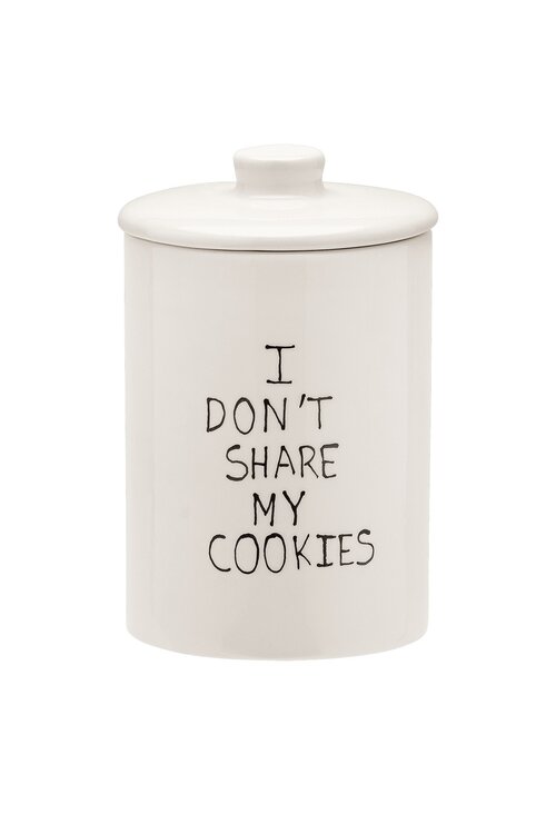 Anna & Nina White I Don't Share Cookie Jar