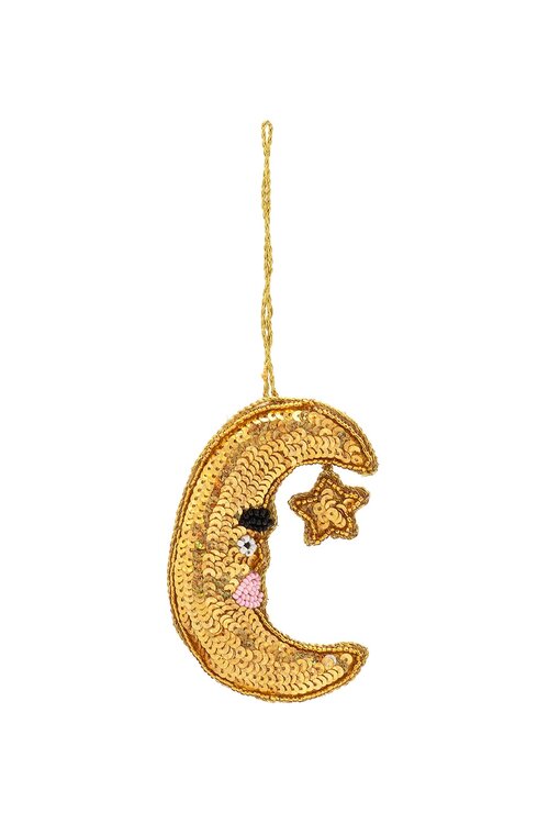 Anna & Nina Moonbeam Ornament in Goud
