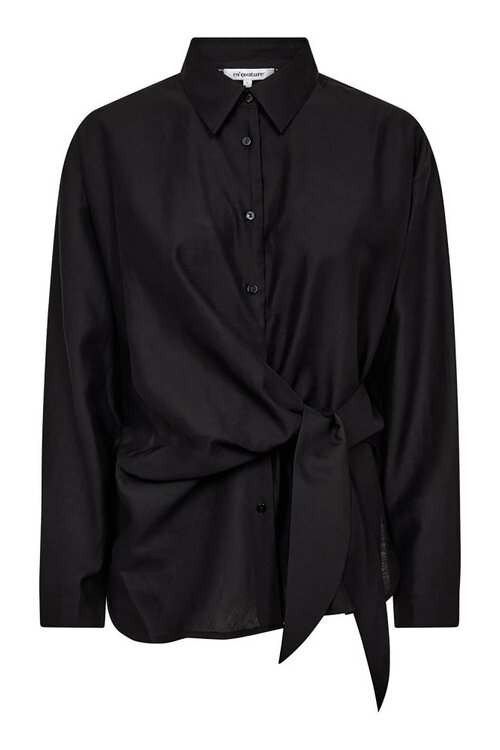 Co'couture Zwart Idina Blouse met Strik