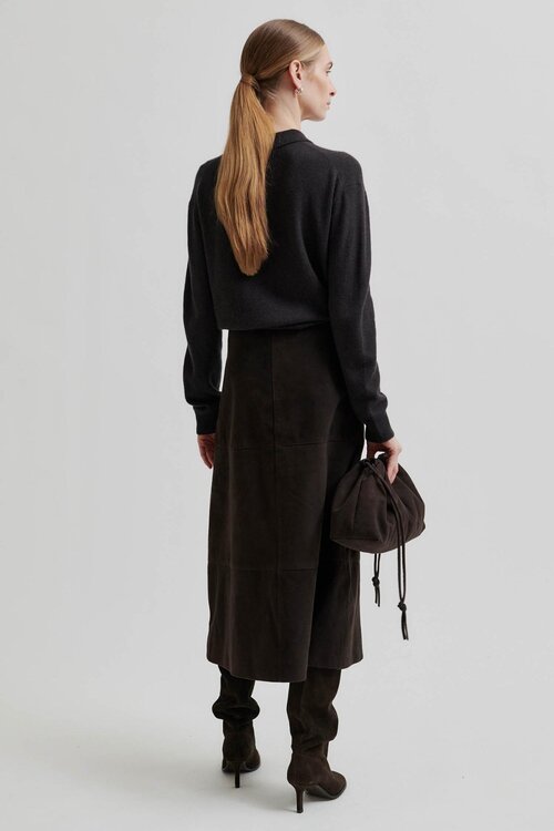 Second Female Vellena Knit LS in Bruin