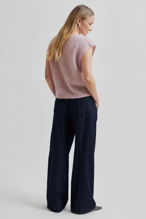 Second Female Camrin Knit Vest in Roze