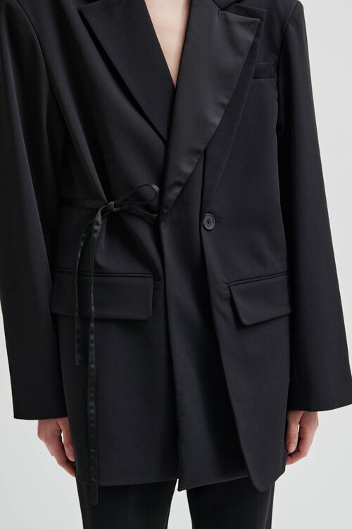 Second Female Zwarte Drink Blazer