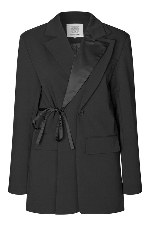 Second Female Zwarte Drink Blazer