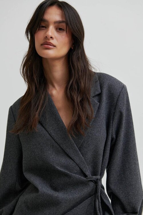 Second Female Milea Wrap Shirt in Grijs