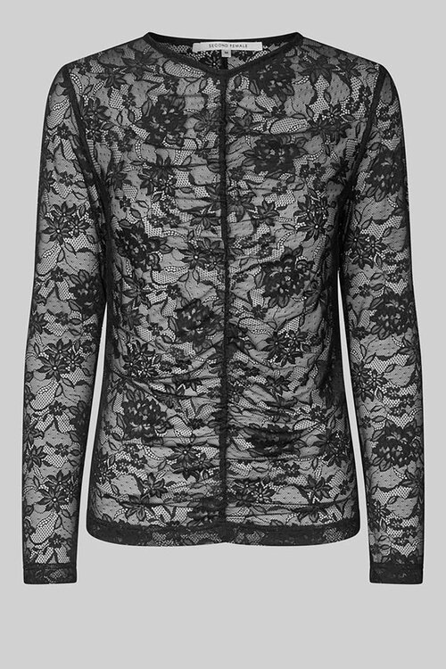 Second Female Zwarte Social Tee