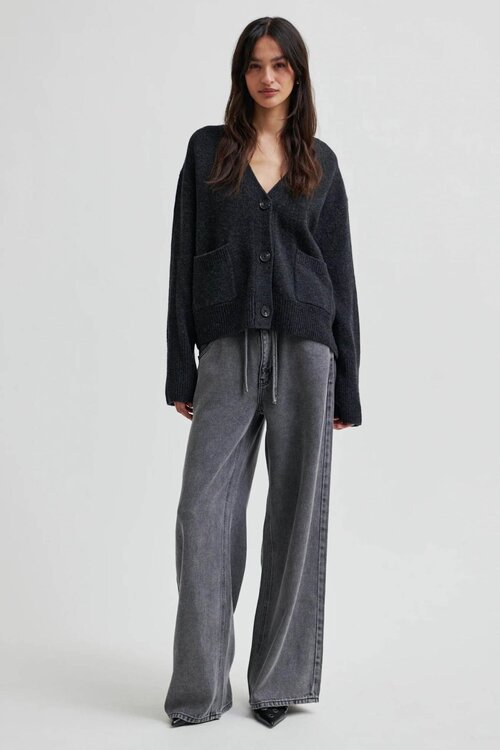 Second Female Ervin Denim Jeans in donkergrijs