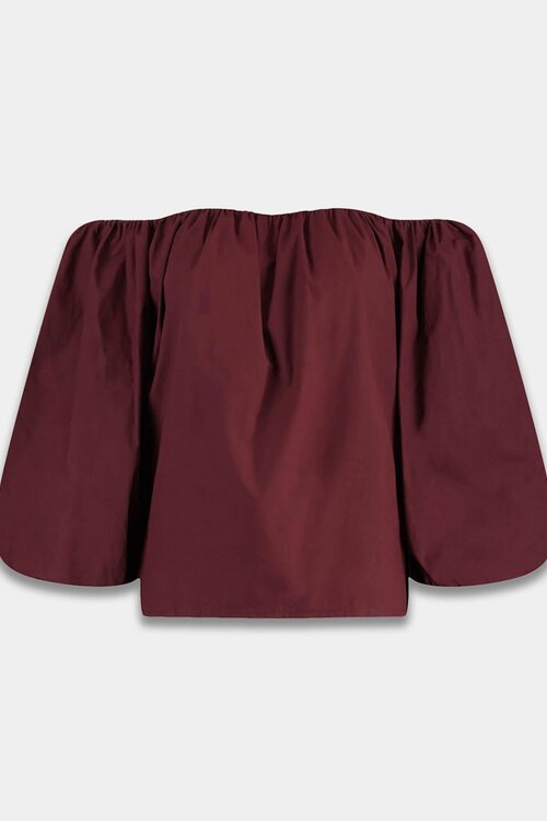 Harper & Yve Lauren LS Shirt in Bordeaux