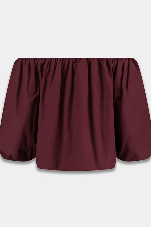 Harper & Yve Lauren LS Shirt in Bordeaux