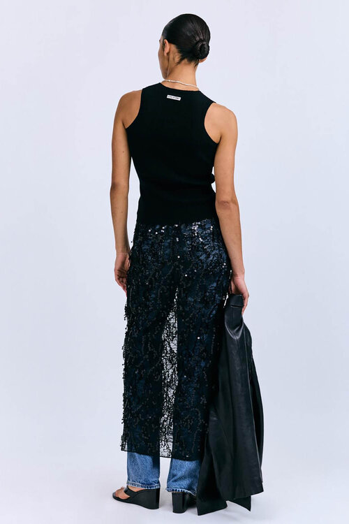 Love Stories Black Bella Knit Top