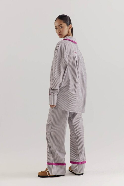 Harper & Yve Noelle-Set in Bruin: Blouse en Broek