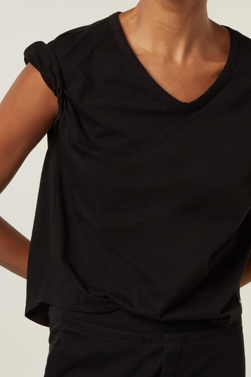 10Days Zwarte THE V-NECK TEE
