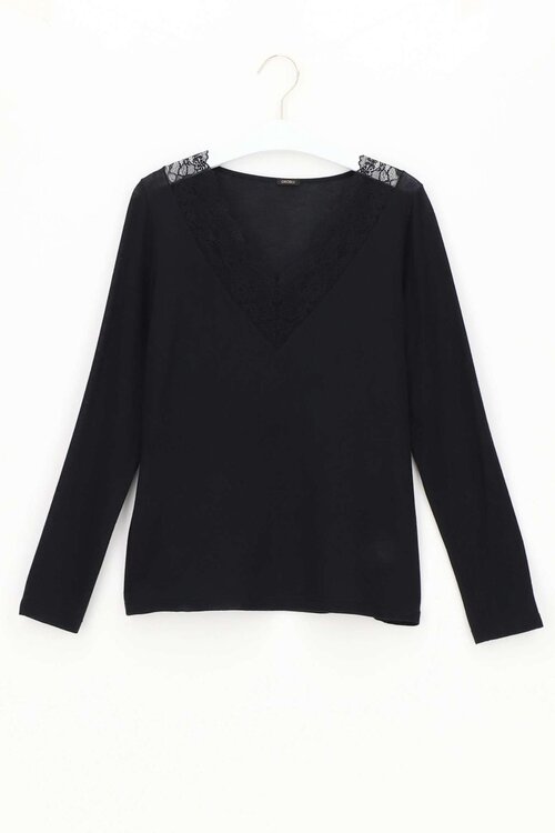 Oroblu Zwarte Perfect Line Cashmere Kant