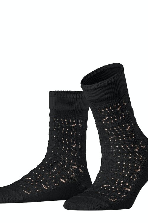 Falke Zwarte FALKE Granny Square Dames