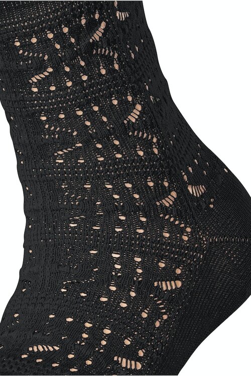 Falke Zwarte FALKE Granny Square Dames