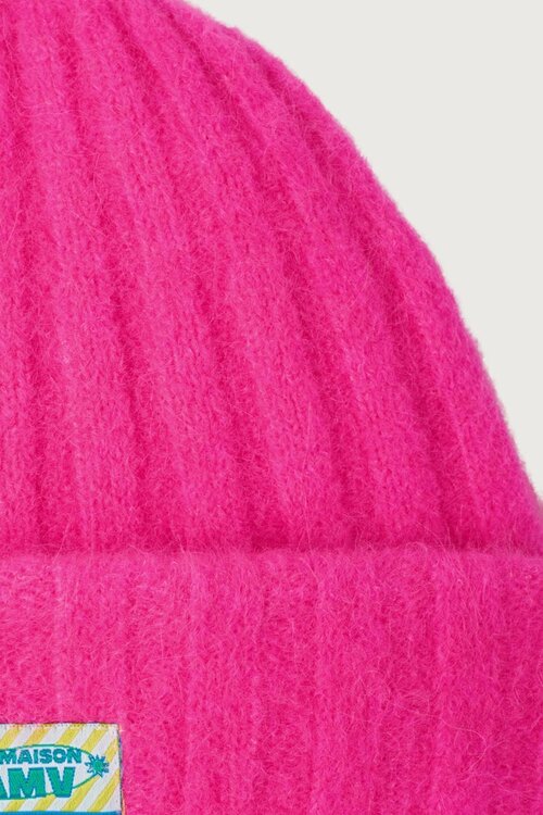 American Vintage Gebreide Muts in Roze