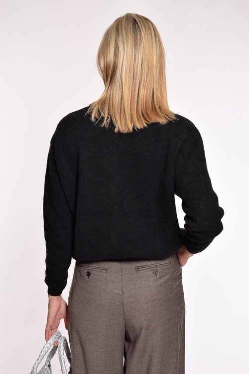 American Vintage Zwart Gebreid Vest