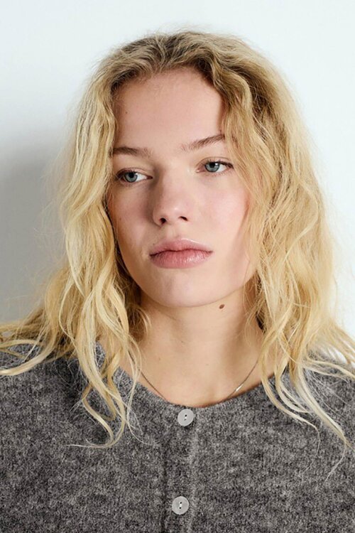 American Vintage Grijze Gebreide Cardigan