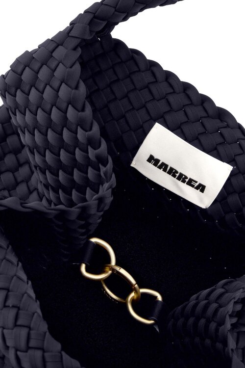 Marrea Marineblauwe Neopreen Tas