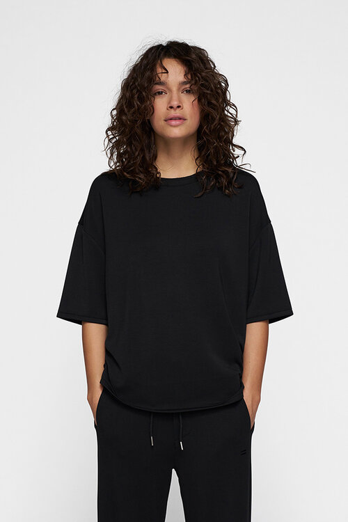 10Days Zwarte THE SOFT SCUBA TEE