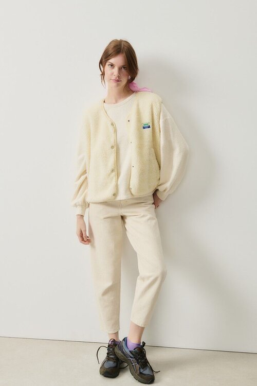 American Vintage Gilet in ecru