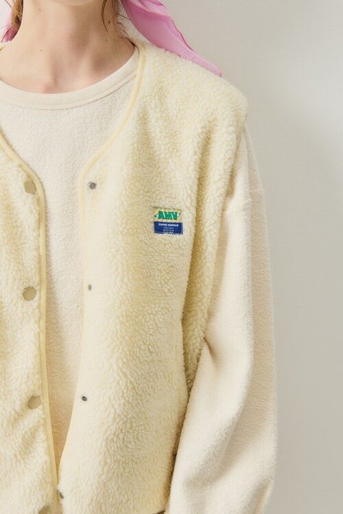 American Vintage Gilet in ecru