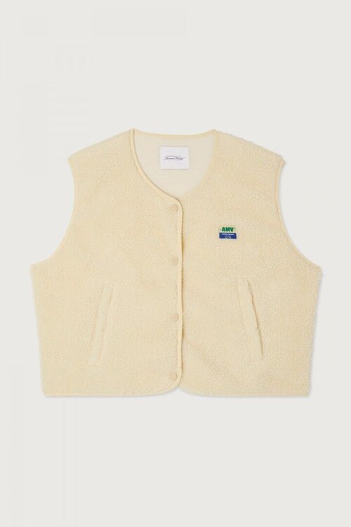 American Vintage Gilet in ecru