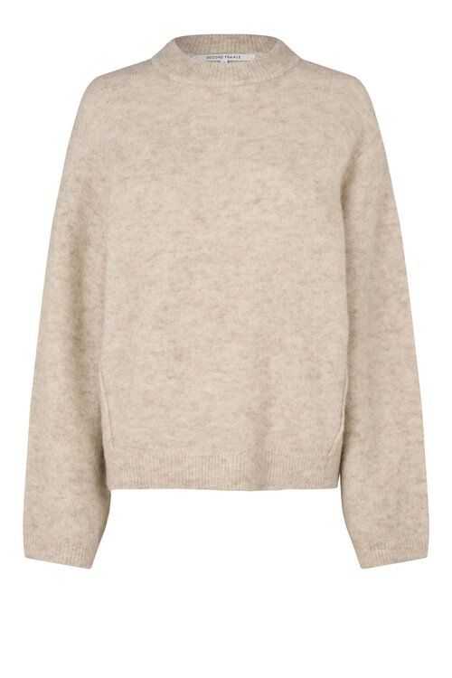 Second Female Sand Bate Gebreide Oneck