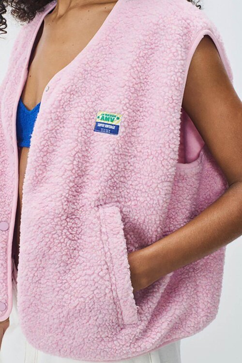 American Vintage Roze Bodywarmer