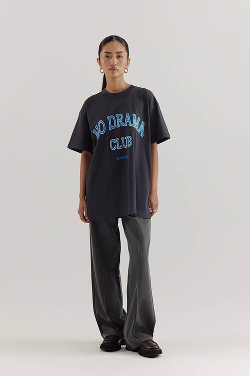 Harper & Yve Zwart T-shirt No Drama Club