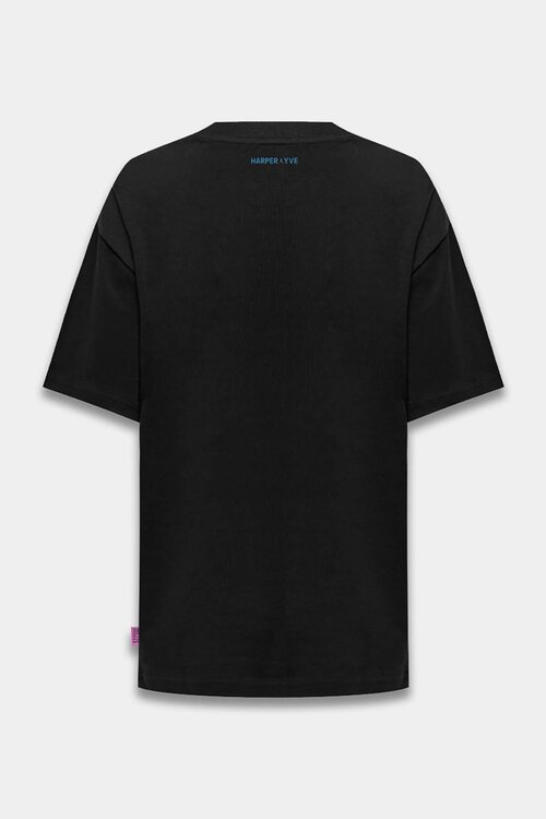 Harper & Yve Zwart T-shirt No Drama Club