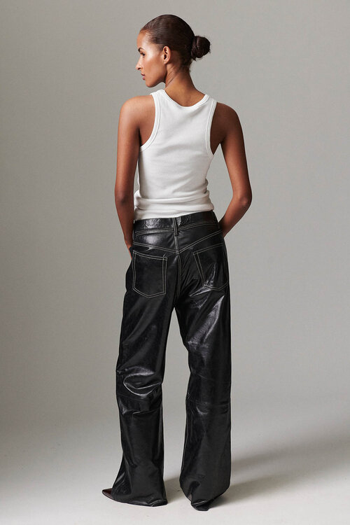 Day Birger et Mikkelsen Zwarte Leren Broek