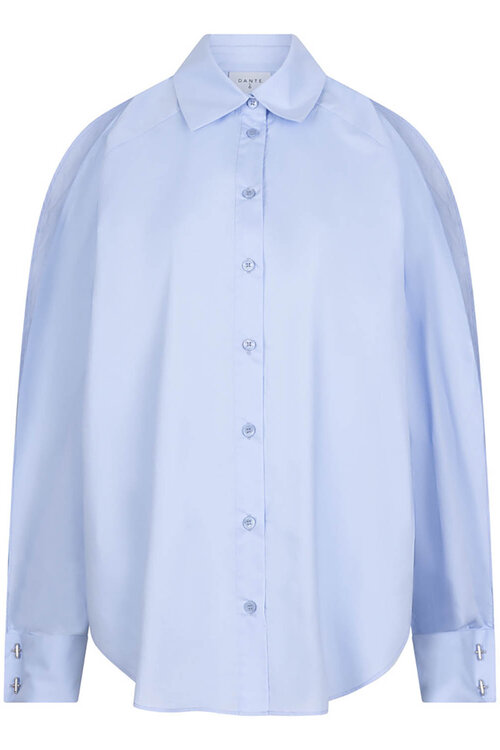 Dante 6 Champlin Blauw Open Mouw Shirt
