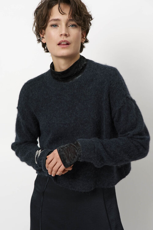 Dante 6 Ariama Crewneck Trui in Donkergroen