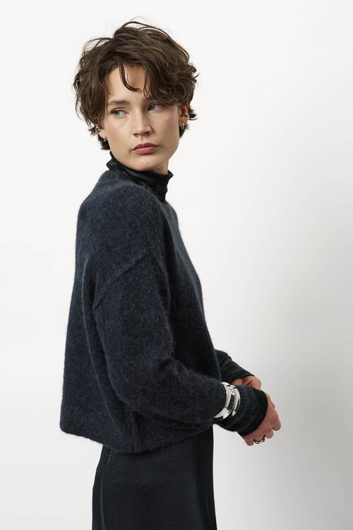 Dante 6 Ariama Crewneck Trui in Donkergroen