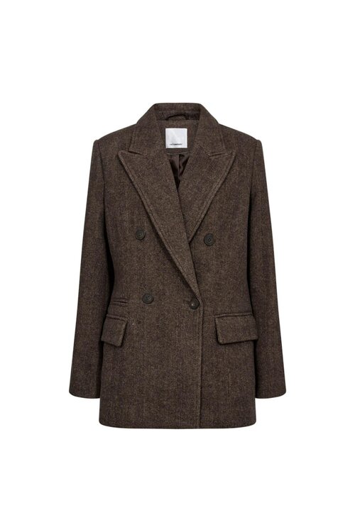 Co'couture Candice blazer in bruin