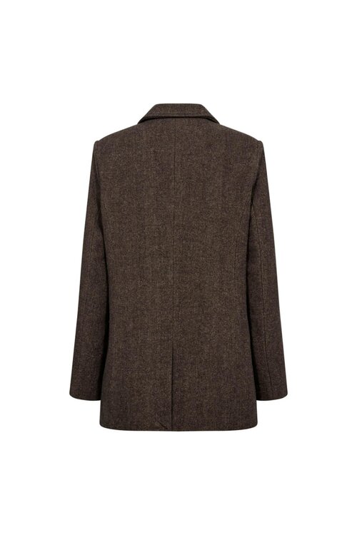 Co'couture Candice blazer in bruin